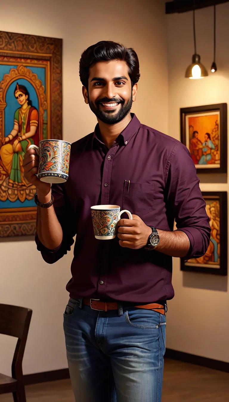 Museland-Kalamkari Art Mugs-UnderdogArtist