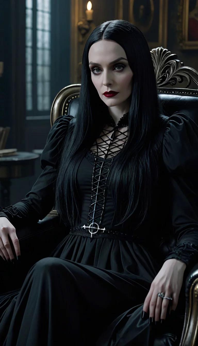 Chat with AI character: Morticia