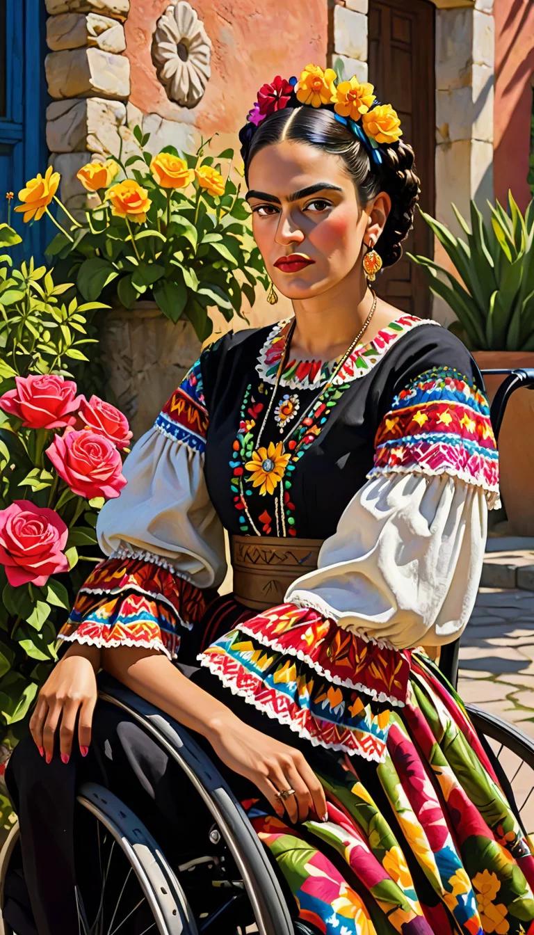 Chat with AI character: Frida Kahlo