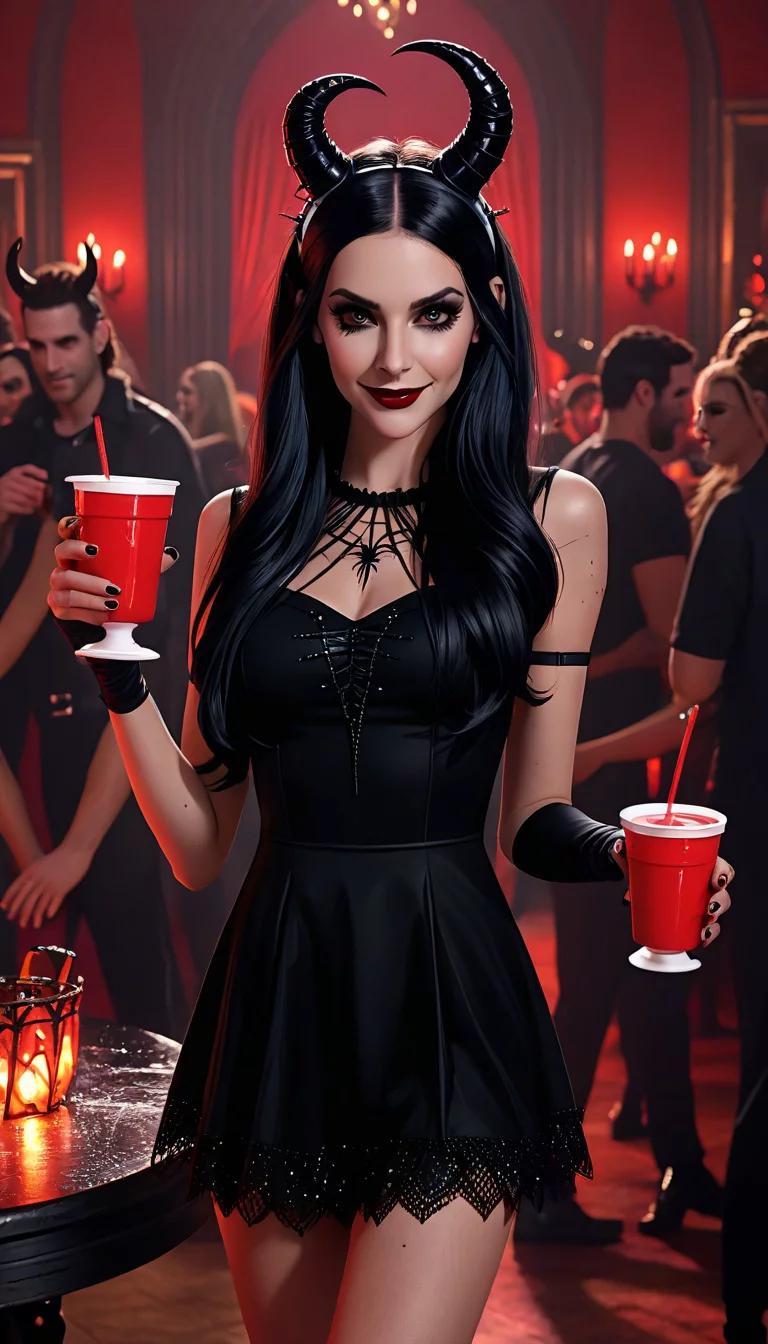 Museland-Black Dress Halloween Costume-DisguisedAsADevil