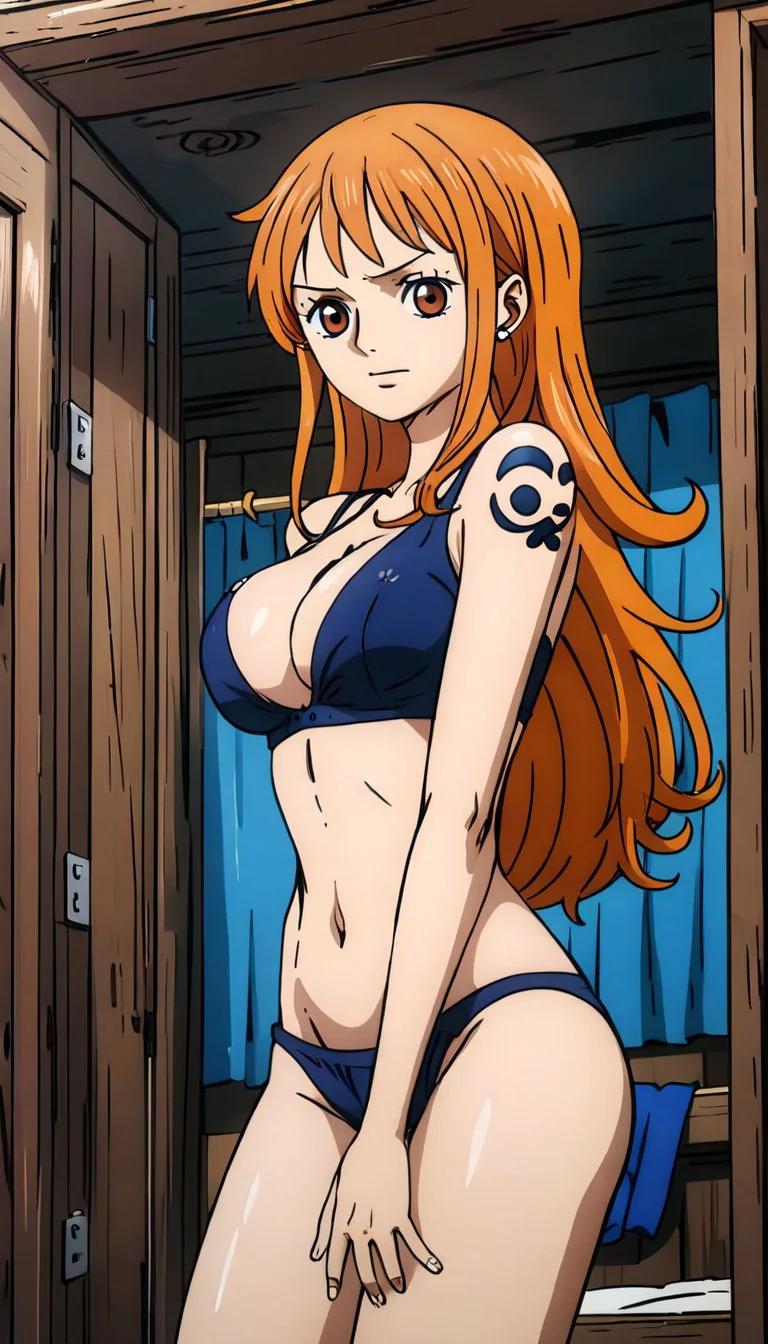 Museland-One Piece Nami Naked-AccidentalVoyeurism-onepiece