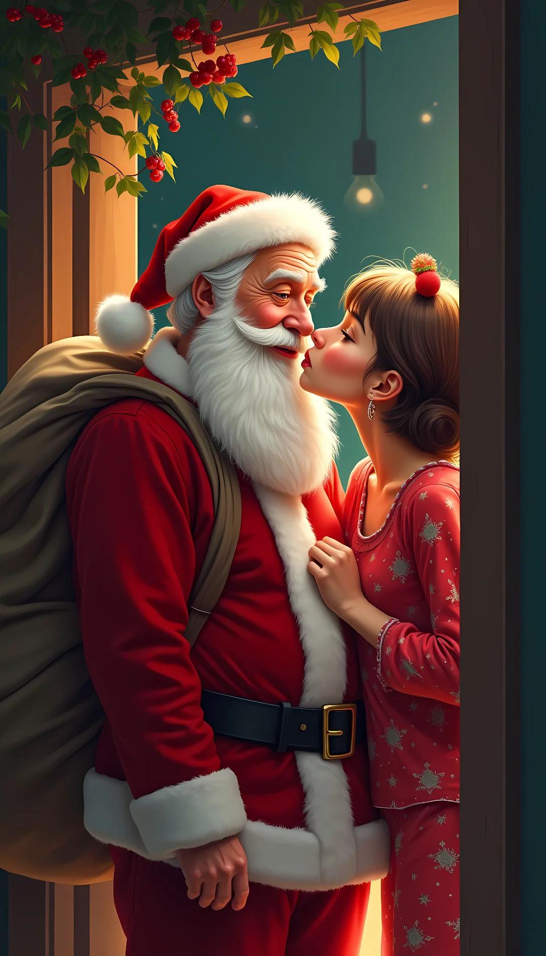 Museland-Santa Under the Mistletoe-ChristmasMagic