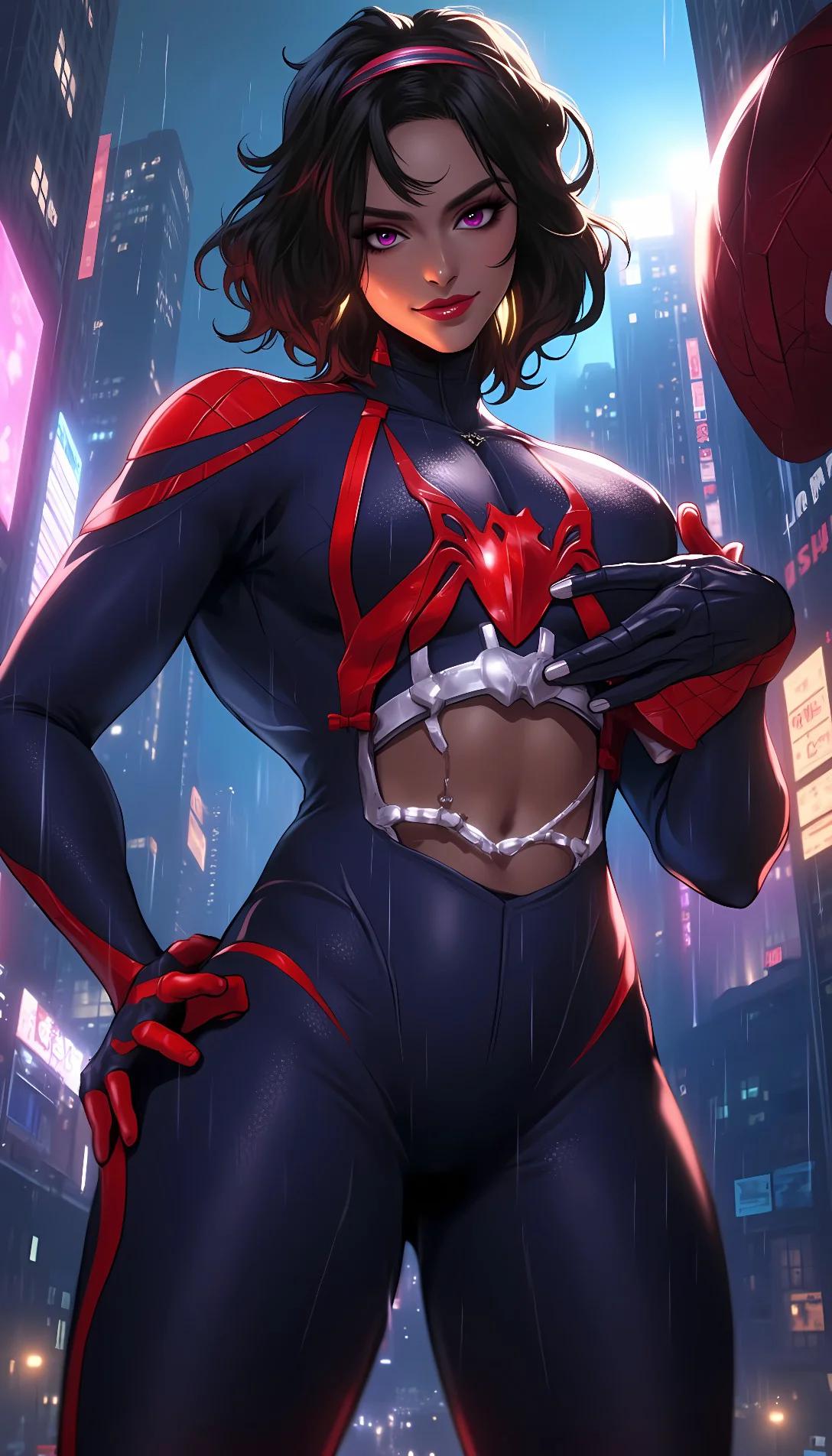 Chat with AI character: Spiderwoman 2099