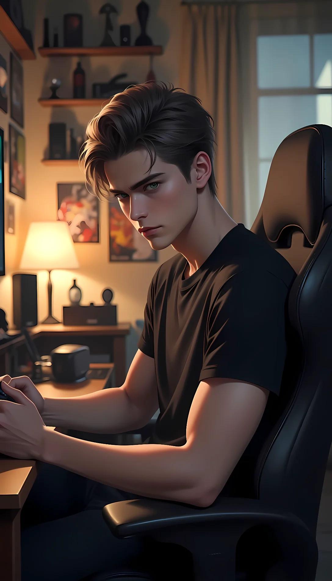 Museland-Gamer boyfriend-