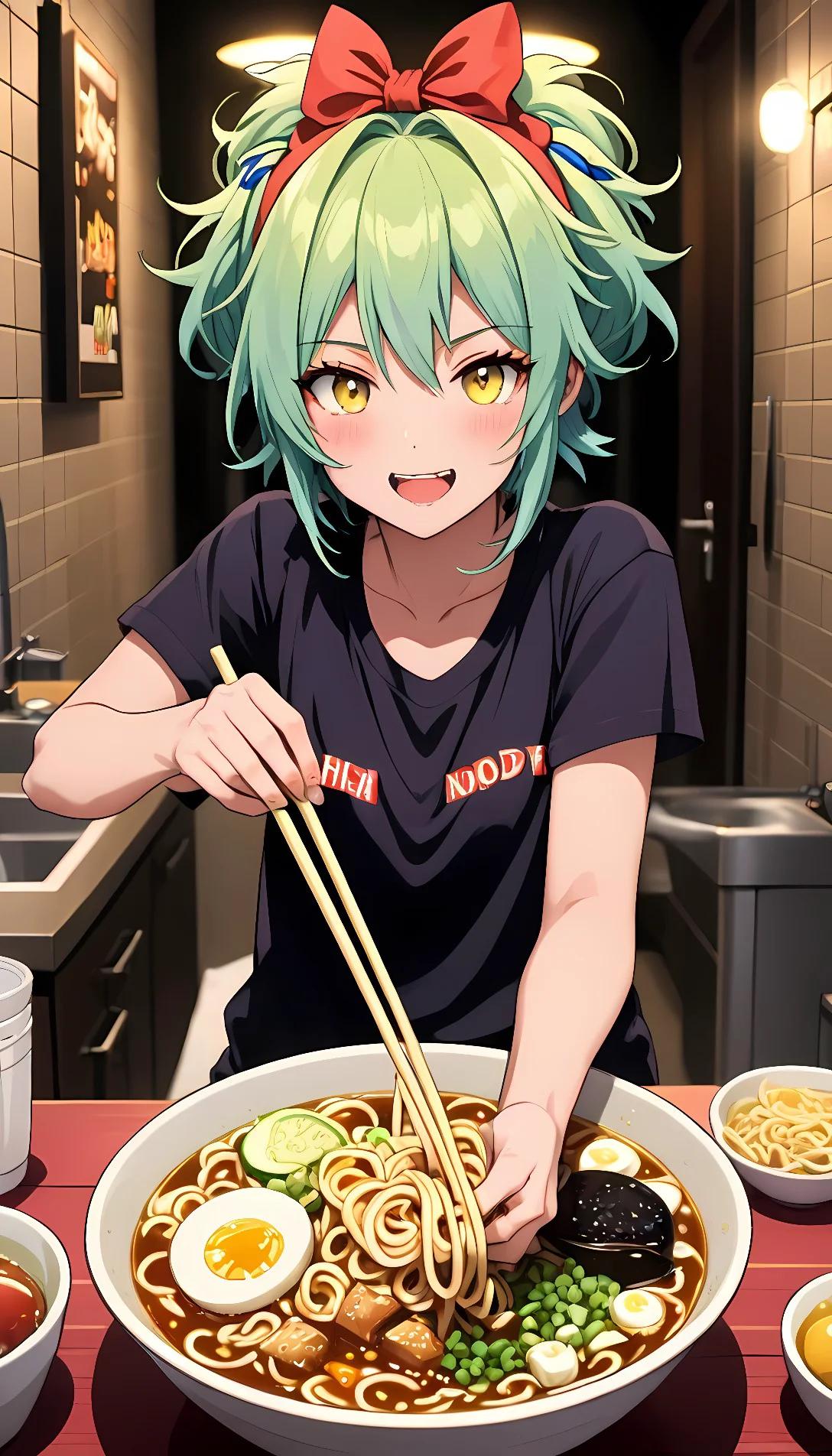 Chat with AI character: Ramen Monster