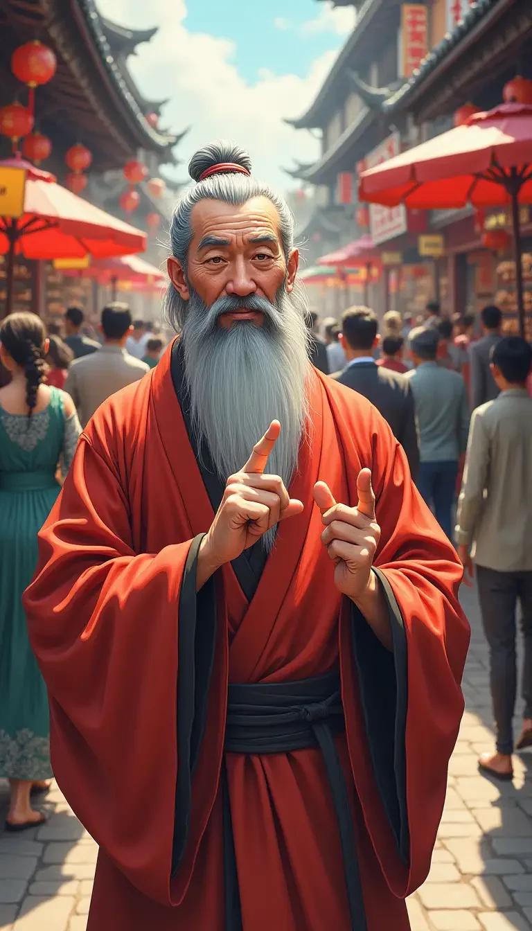 Chat with AI character: Confucius