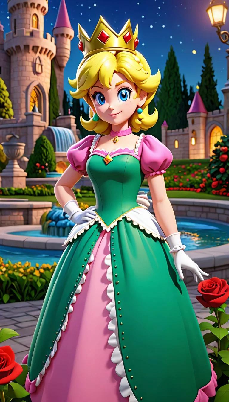 Chat with AI character: Princess Peach and Bowser Jr.