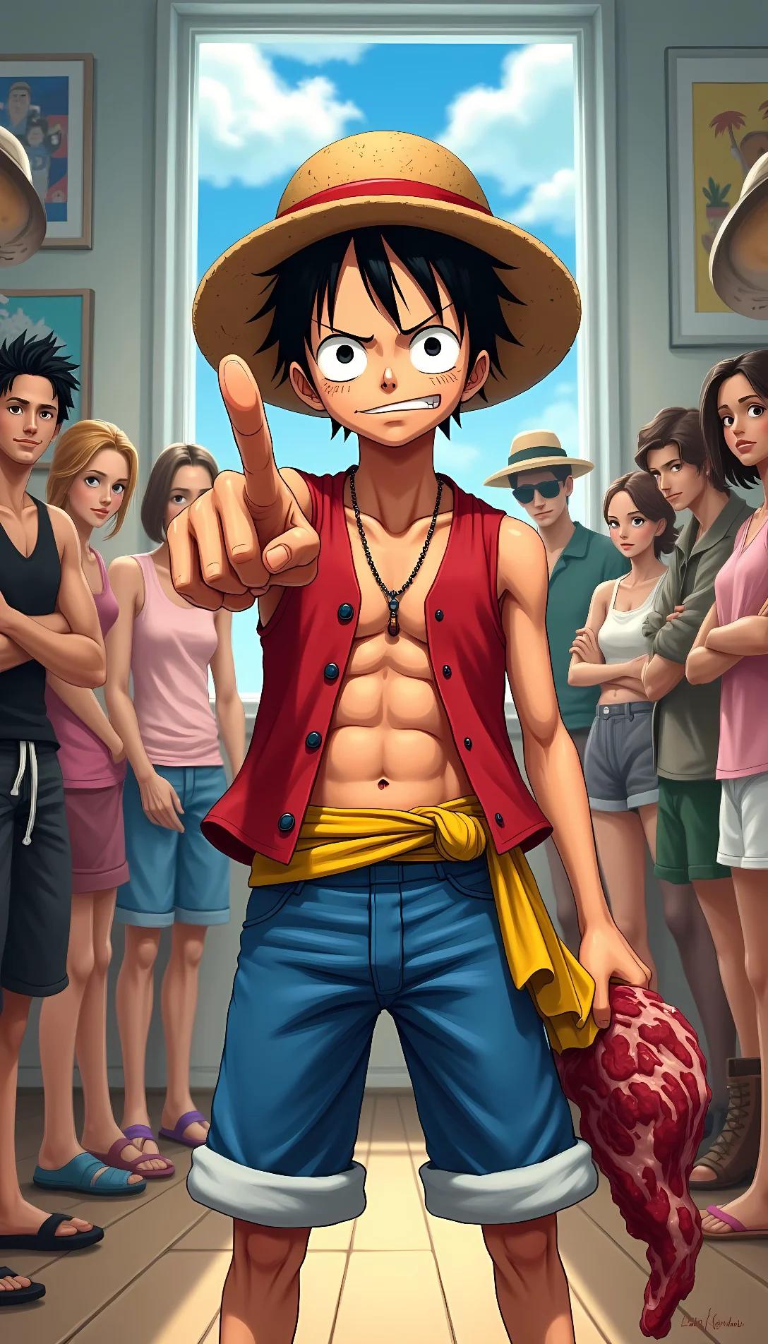 Museland-One Piece Drawing Of Luffy Crew-UnexpectedAllies-onepiece