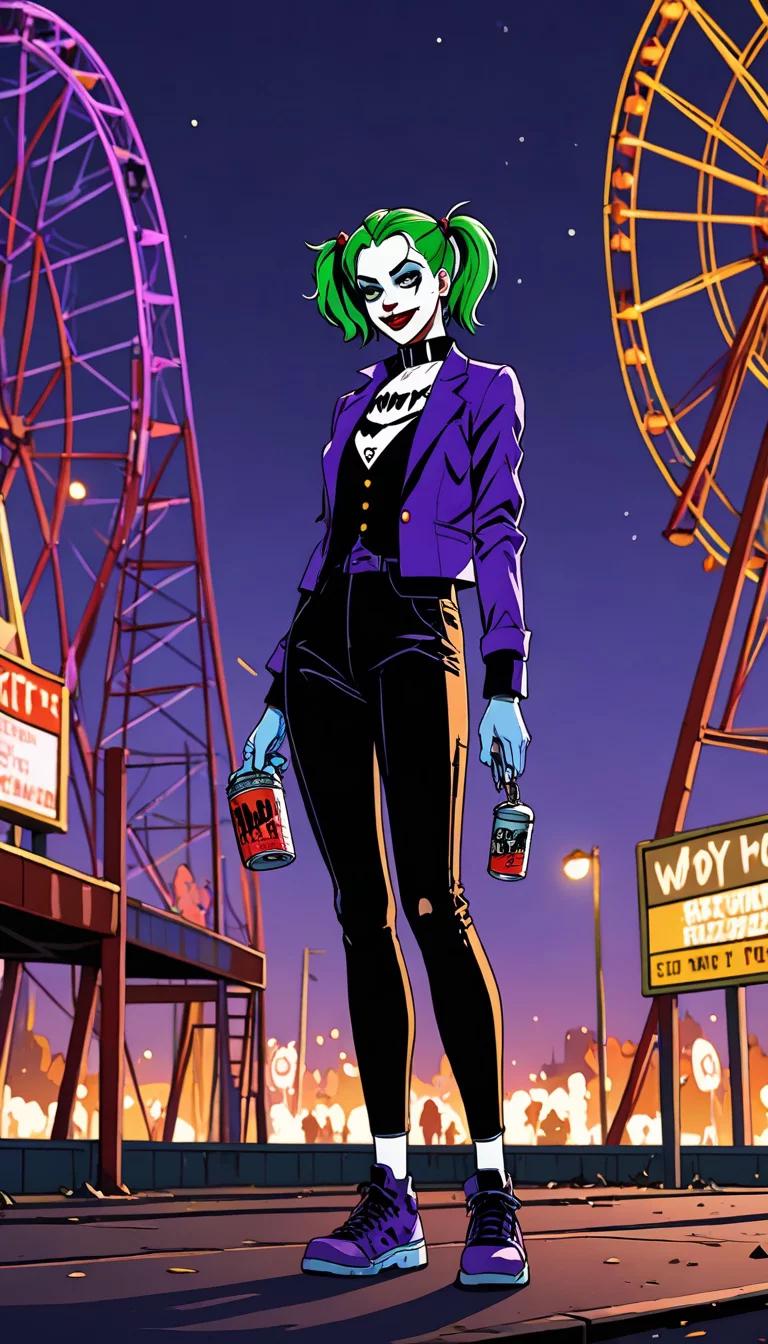 Museland-Joker Vs Harley-LoveTriangle-DCComics