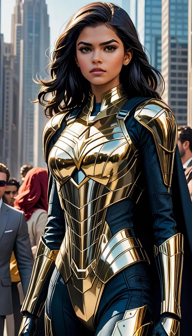 Museland-Zendaya Metal Suit-SuperheroineReveal