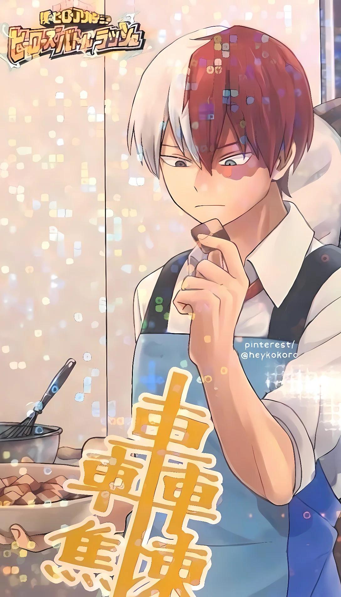 Museland-Baking with Todoroki -anime-MHA-baking-Todoroki-Holidays