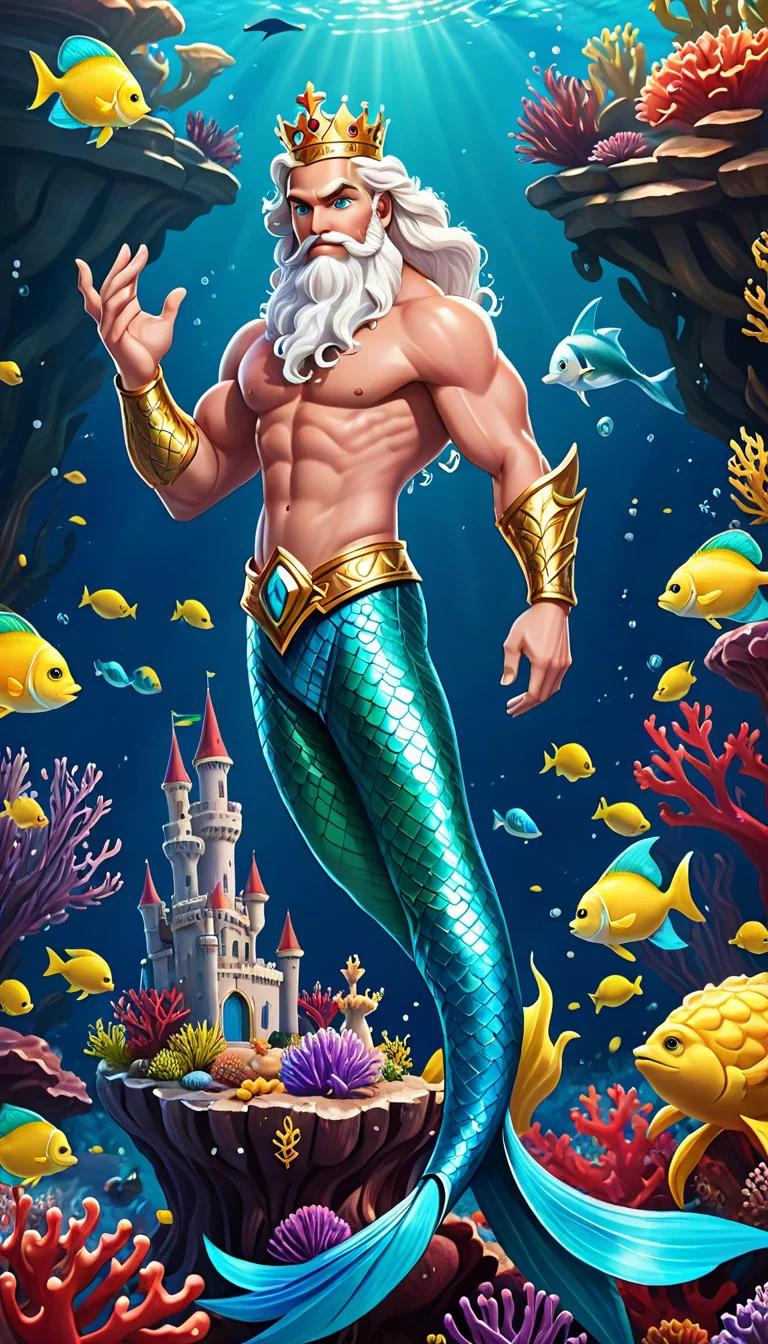 Museland-King Triton-littlemermaid-romance