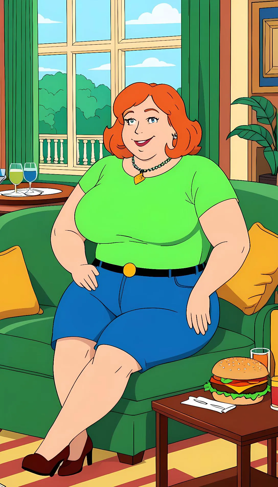 Chat with AI character: Fat Lois Griffin 