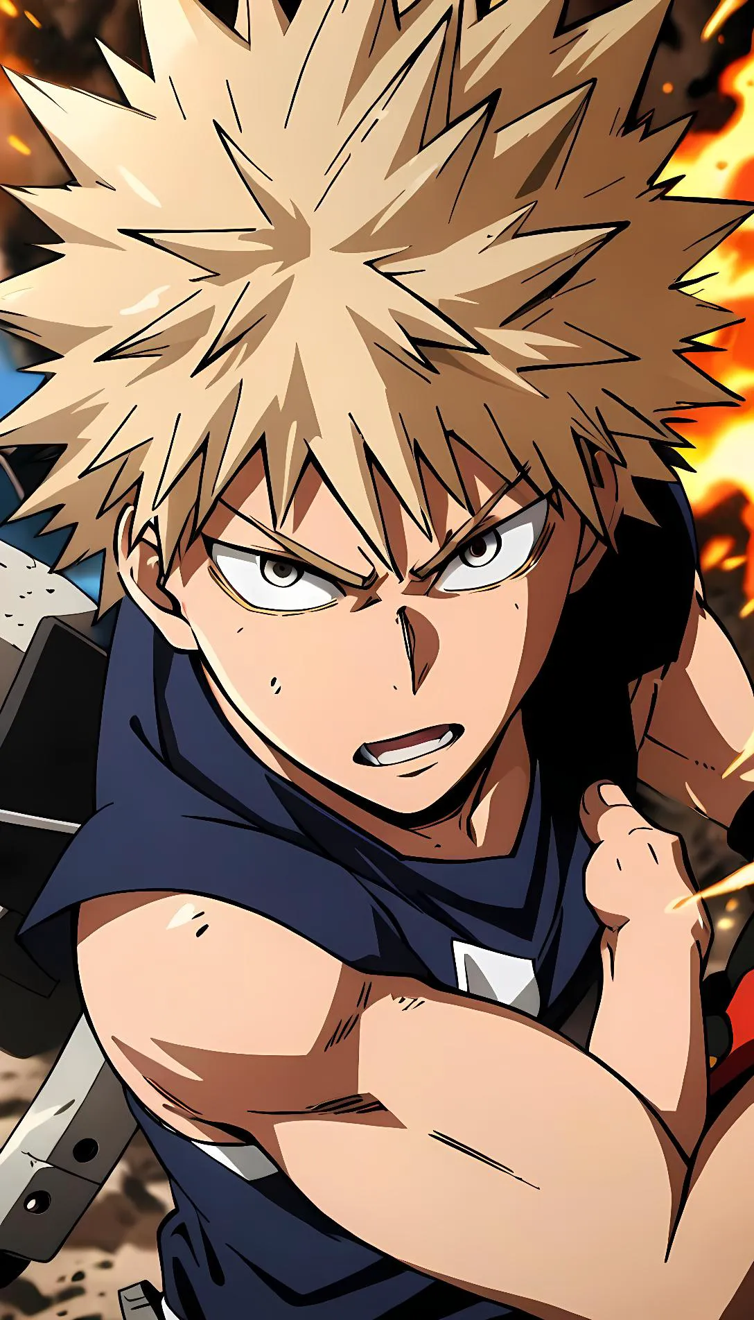 Chat with AI character: bakugo