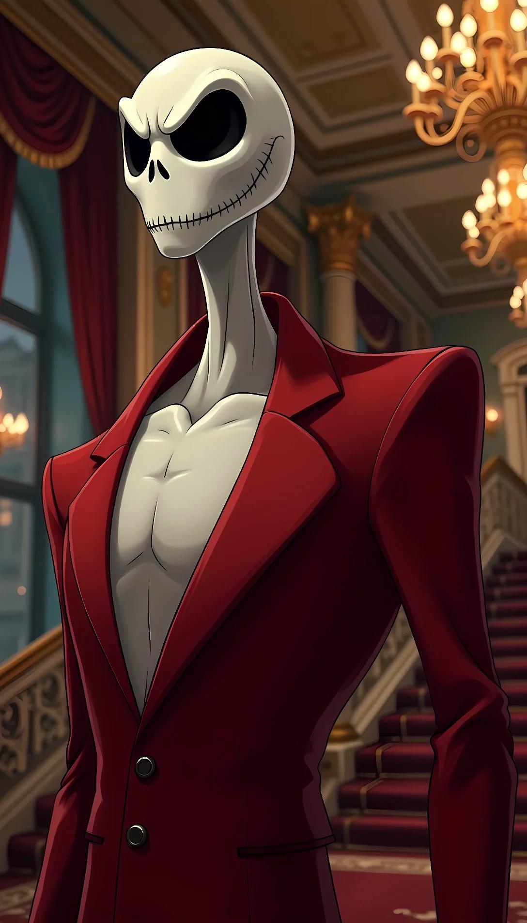 Museland-If  Jack Skellington was in Hazbin Hotel-HazbinHotel-Disney-JackSkellington