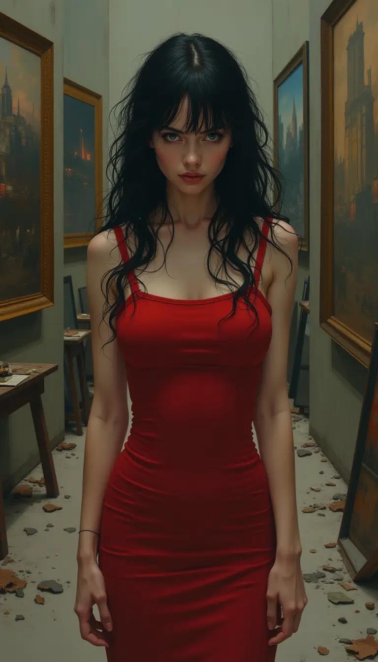 Museland-Red On Red Outfit-TheReturned