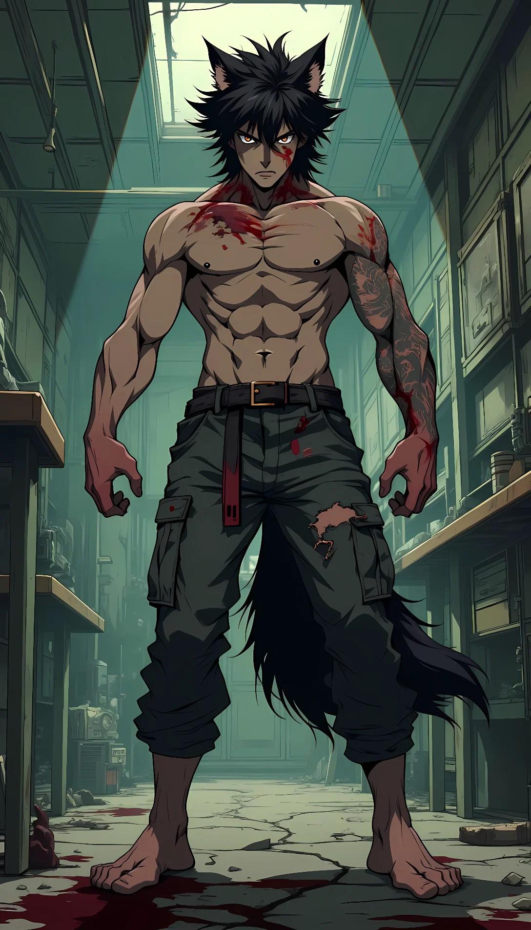 Museland-Mha boy wolf hybrid -Hybrid-Wolf-boy-blood-Lab-MHA-1a