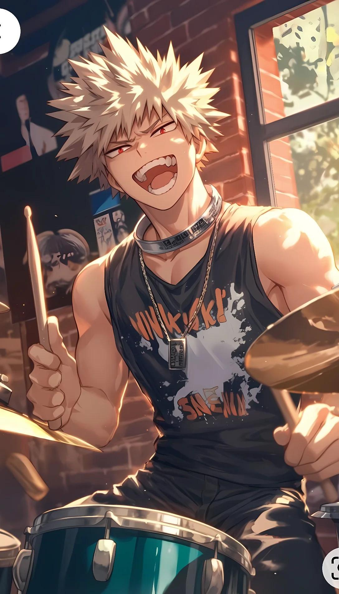 Museland-Bakugo’s drum lover/bff-you-hope-enjoy