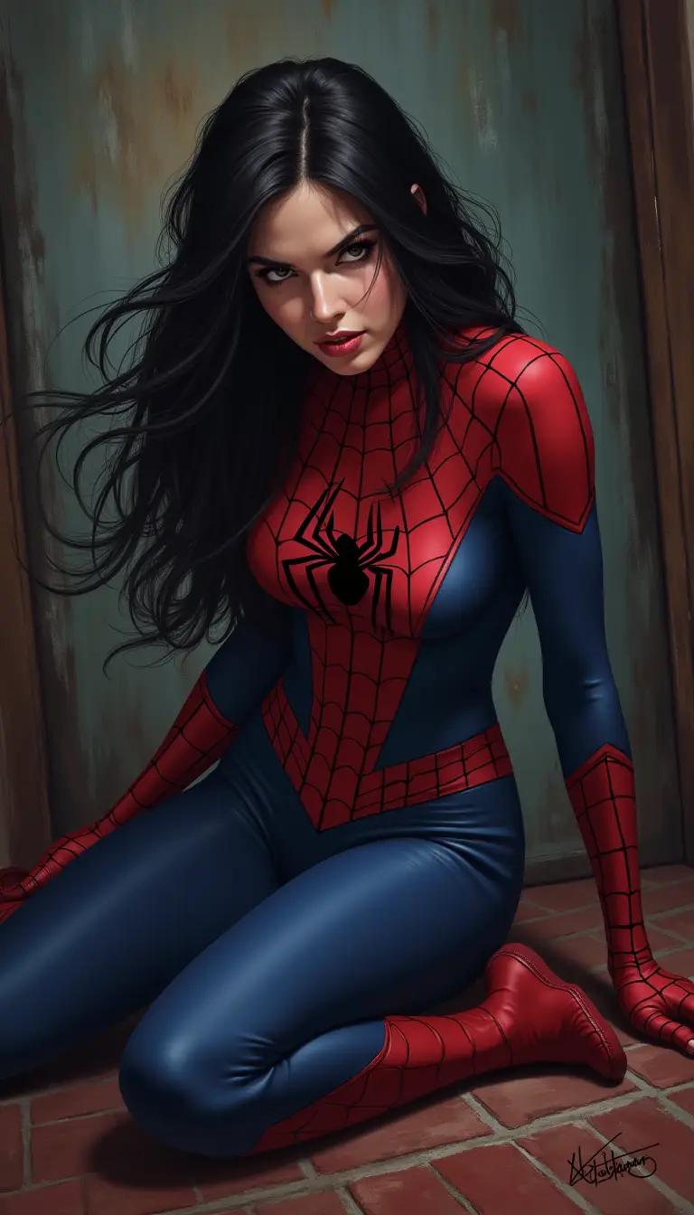 Museland-Megan Fox Halloween Costume-spiderman-ClumsyHero