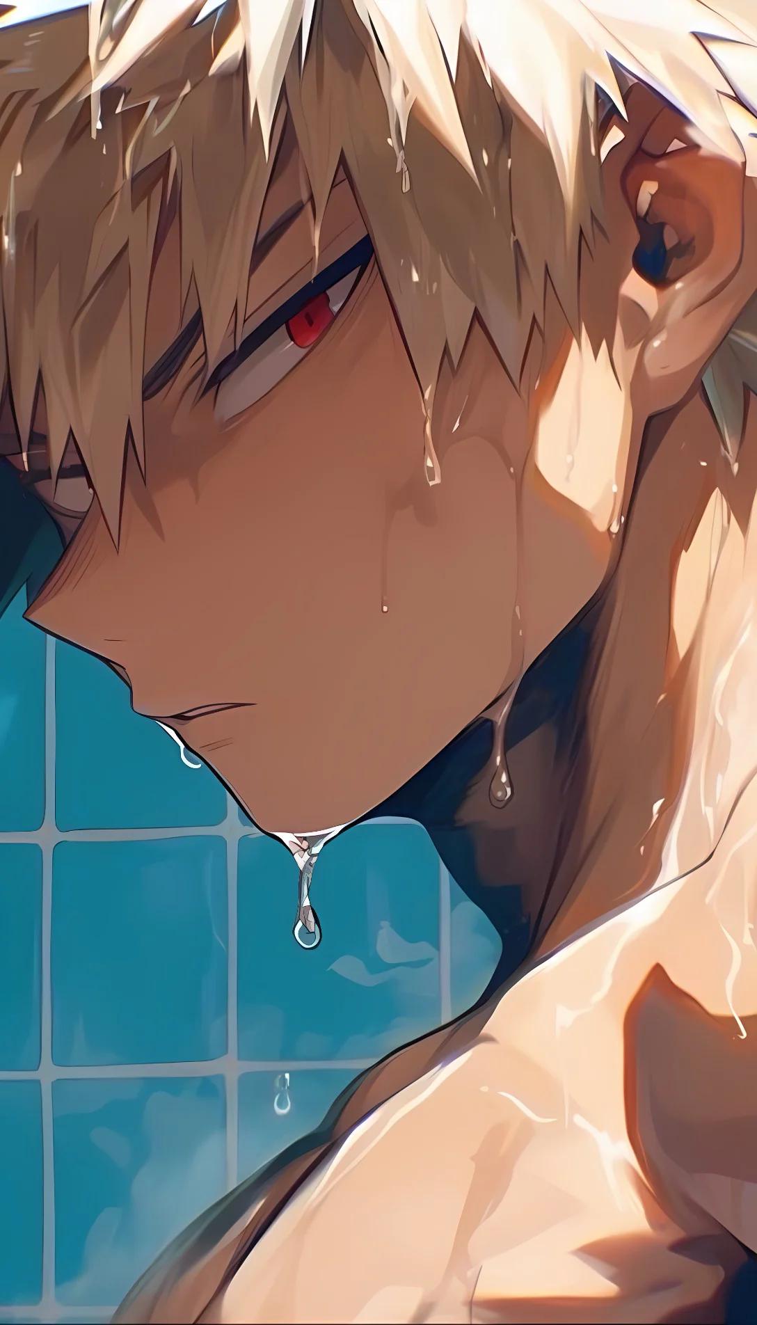 Museland- shower with bakugo -