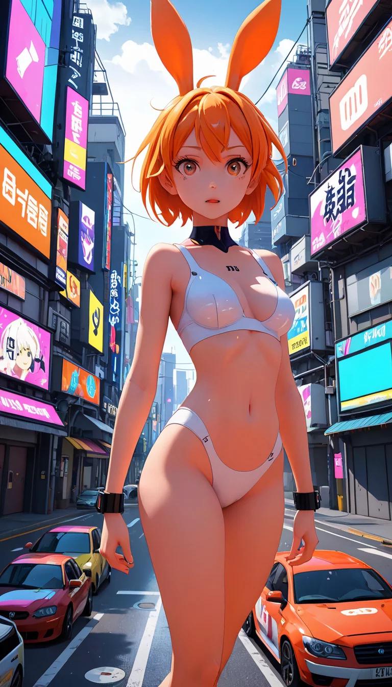 Museland-Naked Rabbit Anime Orange-GenderBender