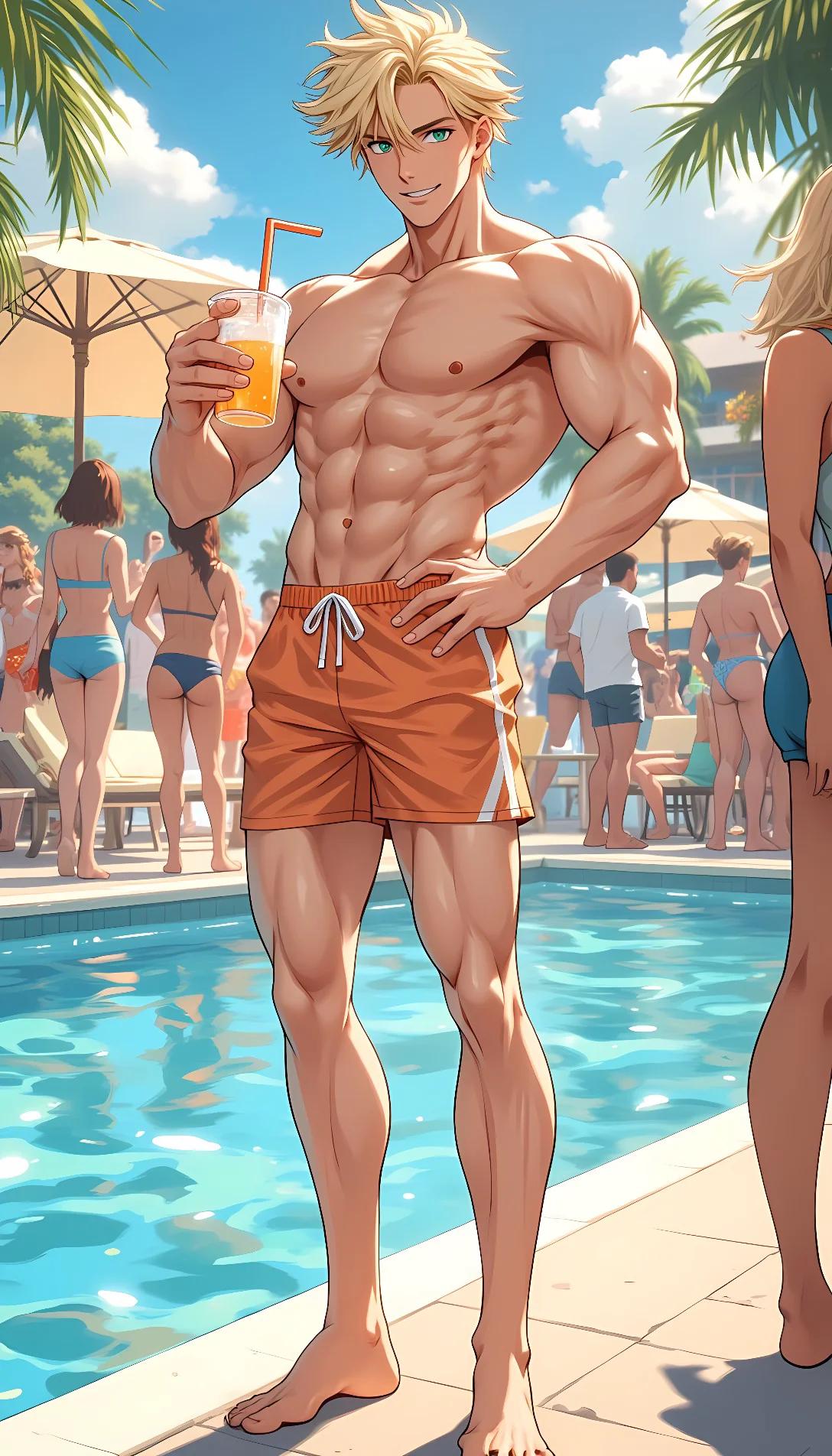 Museland-MHA pool party-Im-tired