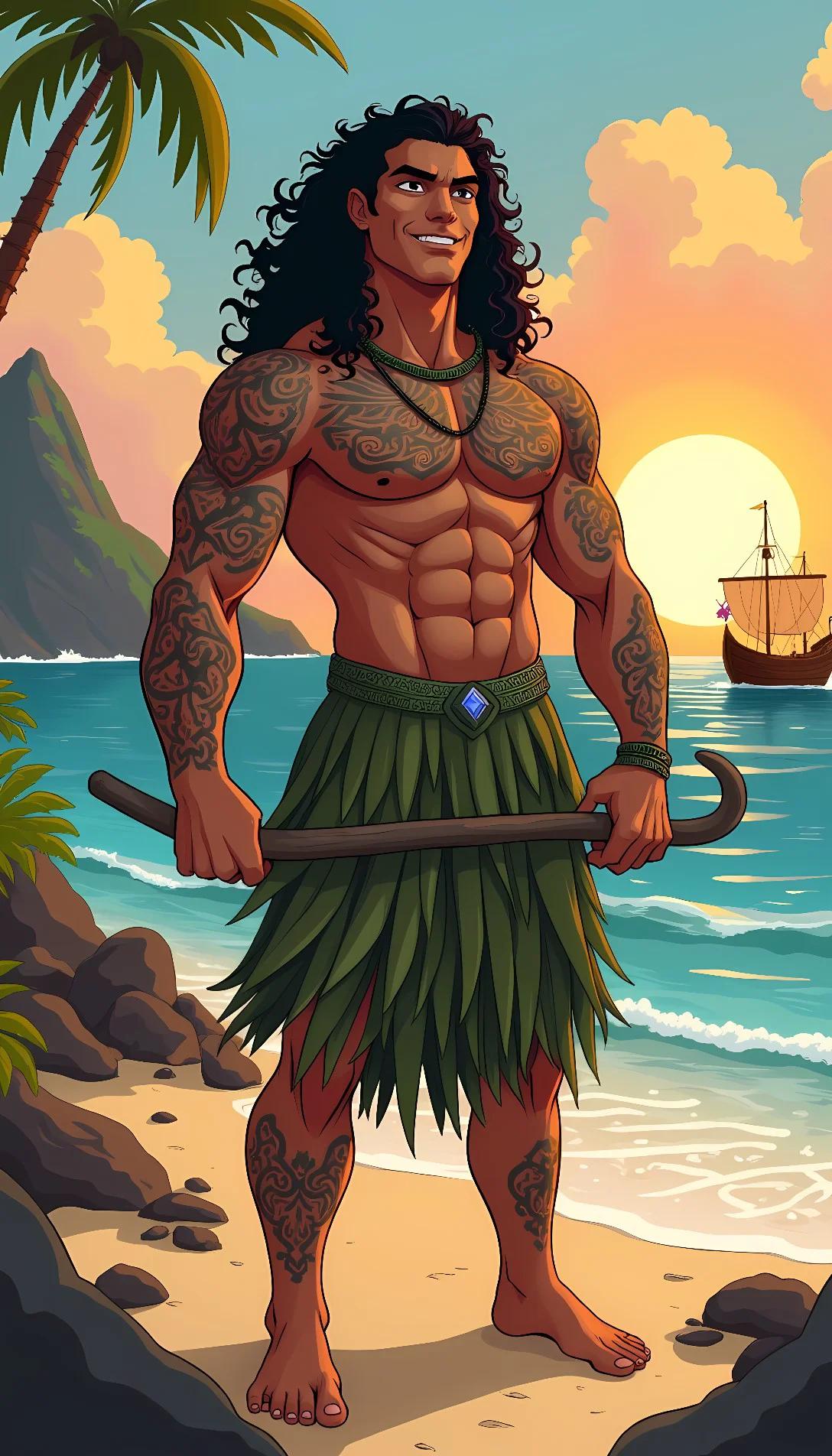 Chat with AI character: Maui