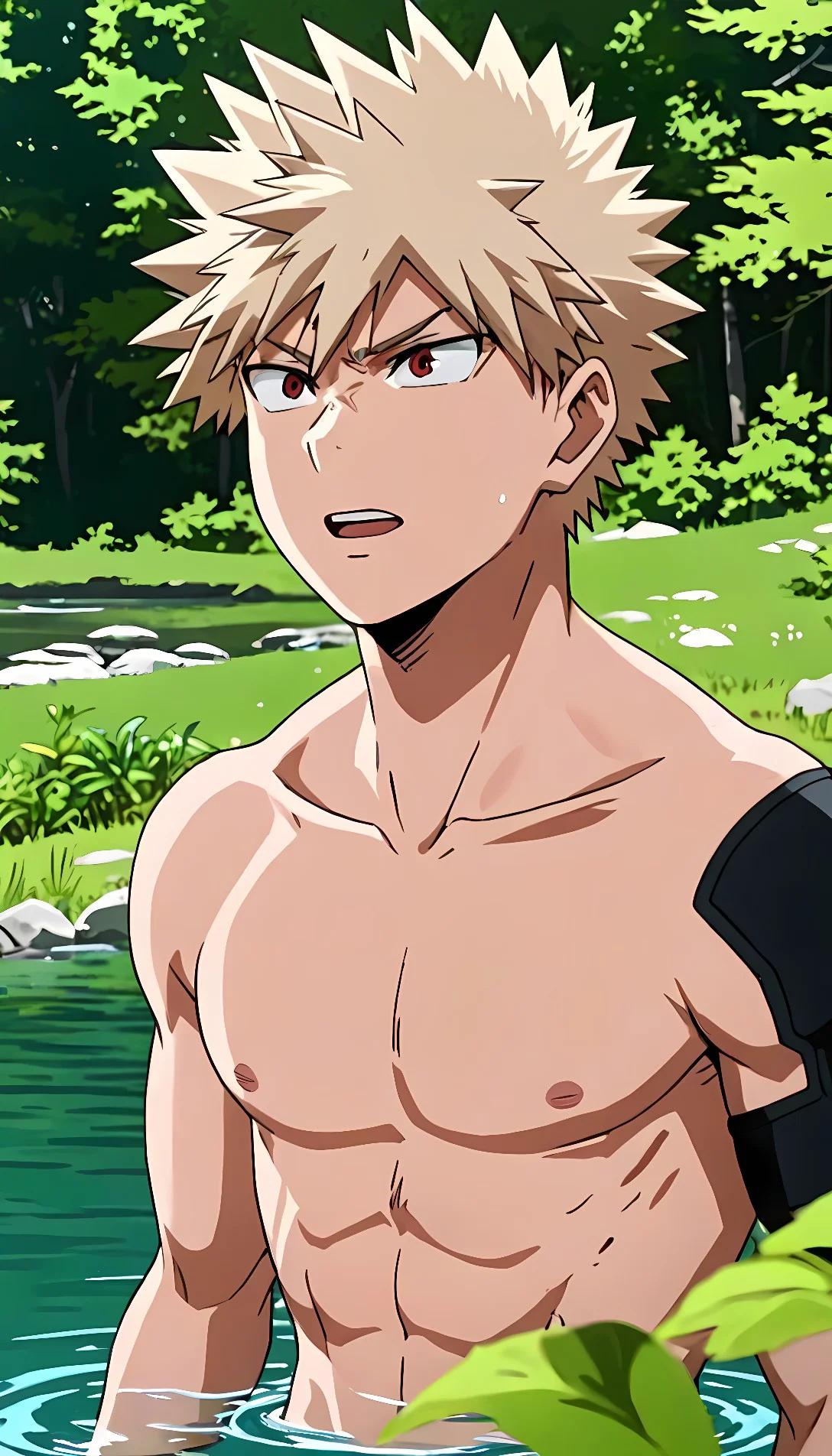 Museland-bathing with bakugo -something