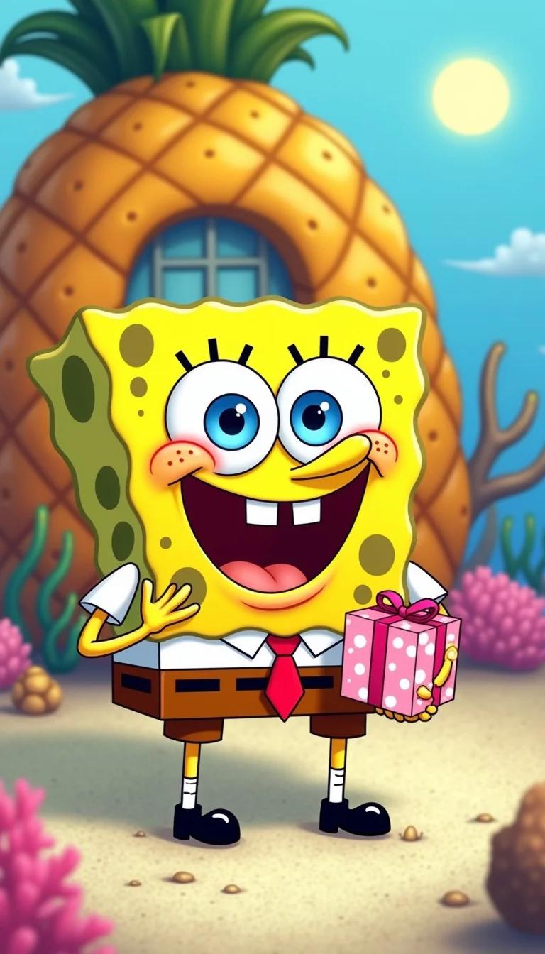 Museland-Happy Birthday Spongebob-SecretAdmirer-SpongeBobSquarepants