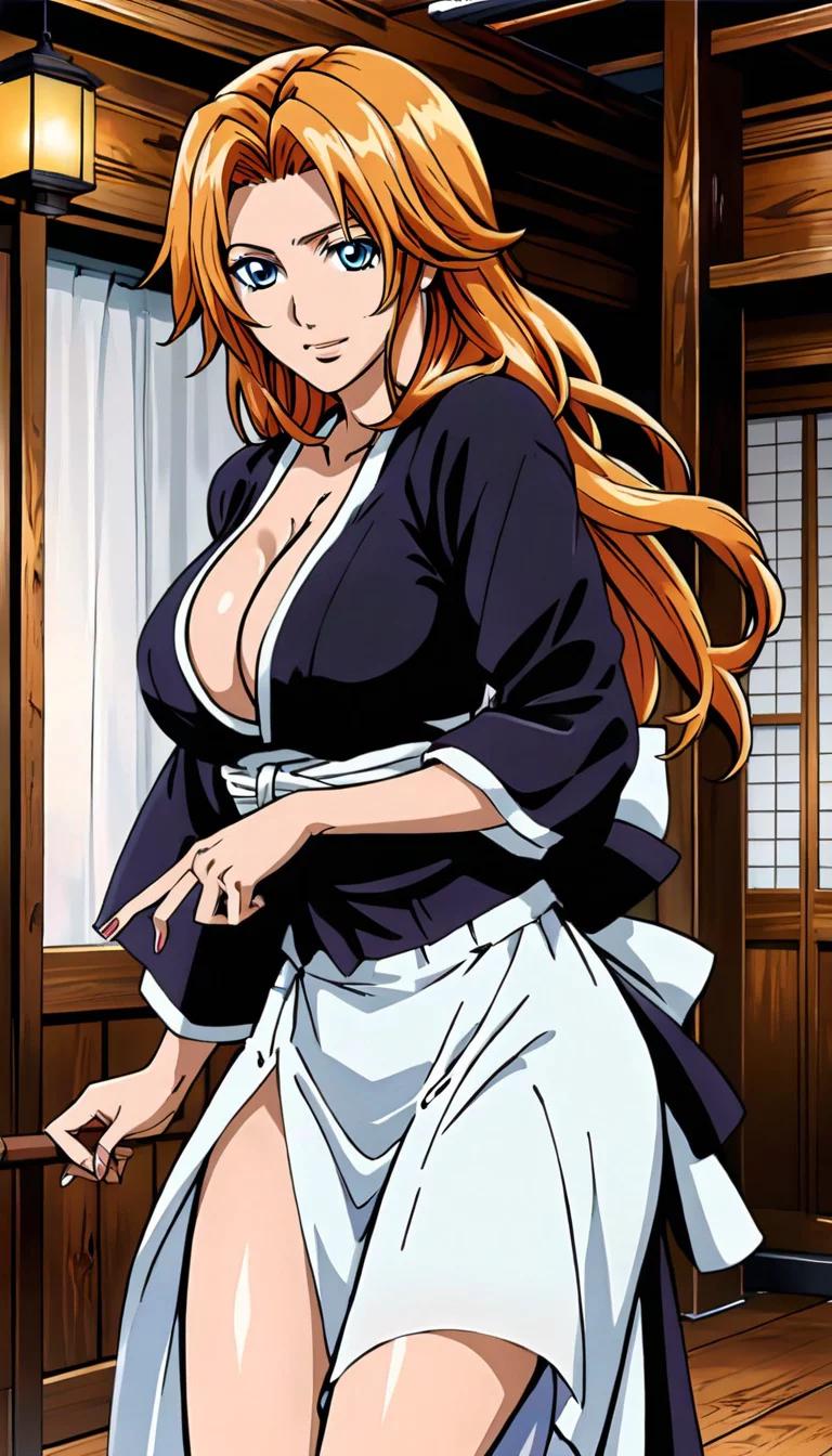 Museland-Rangiku Naked-ForbiddenRomance-Bleach