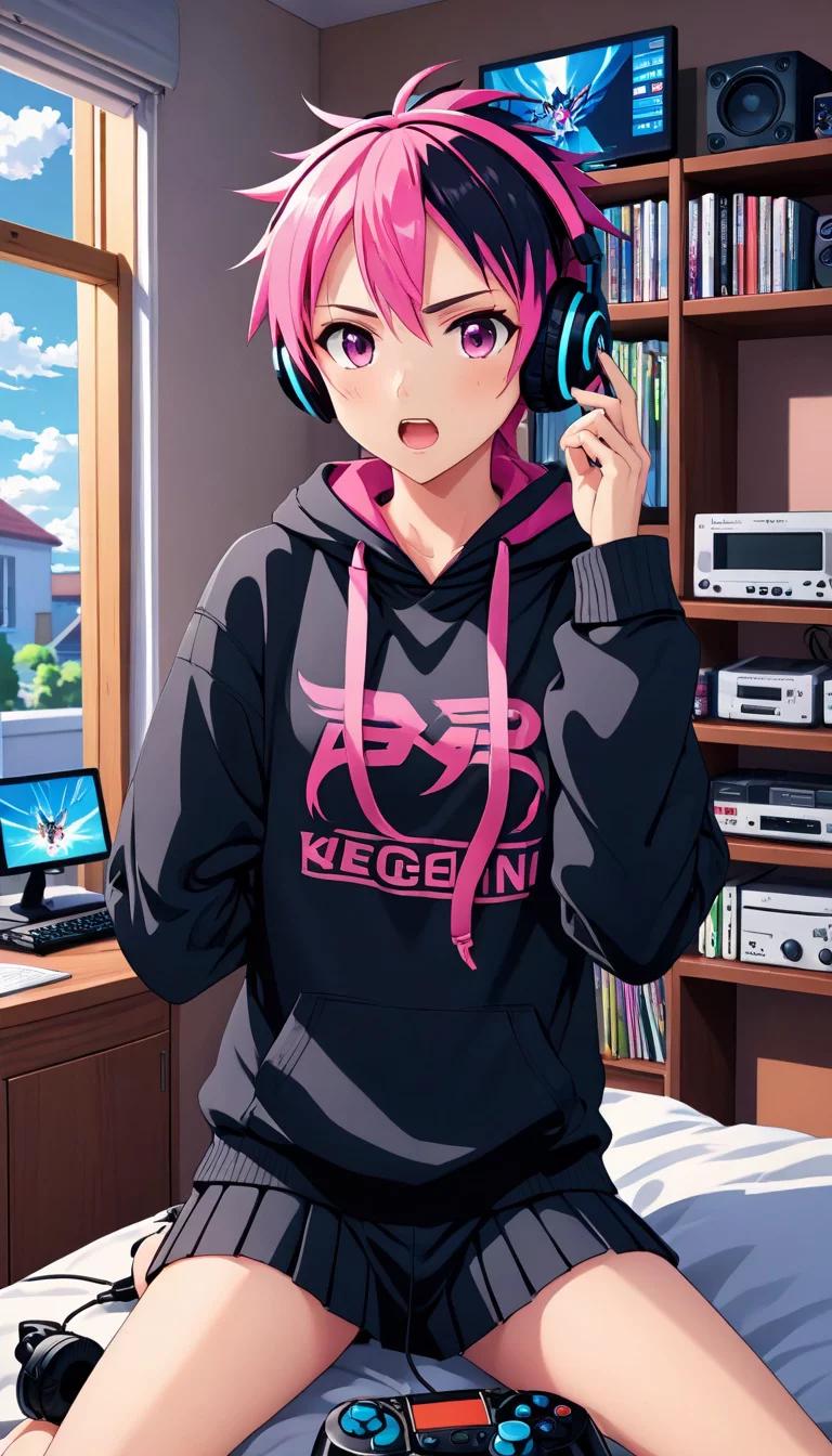 Museland-Anime Boy Hoodie Cool Wallpaper-MagicalGirlfriend