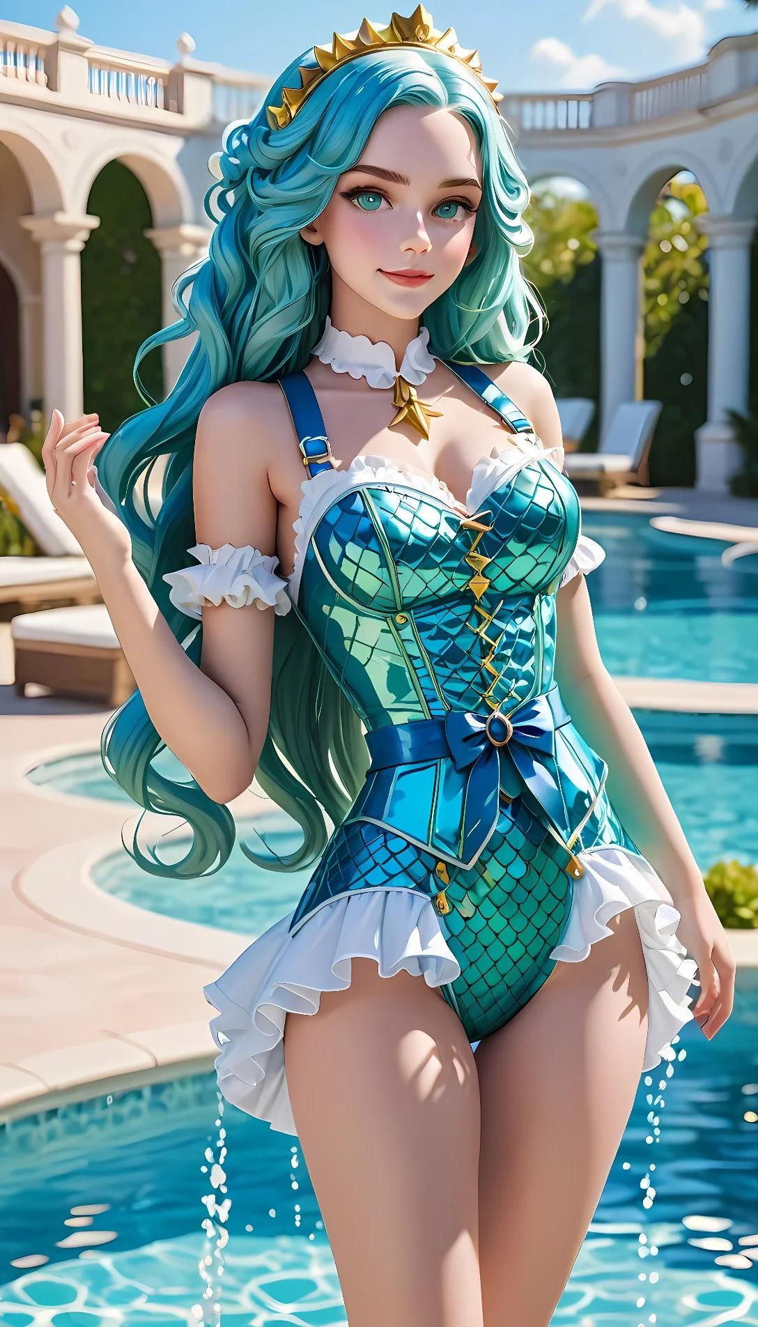 Museland-Pool Water Maid Maid My Hair Green. What To Do-MermaidMaid