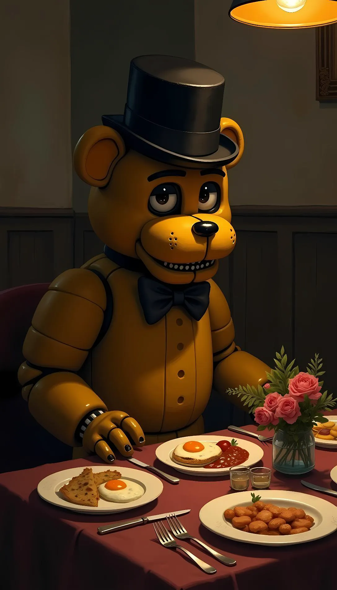 Chat with AI character: Golden Freddy