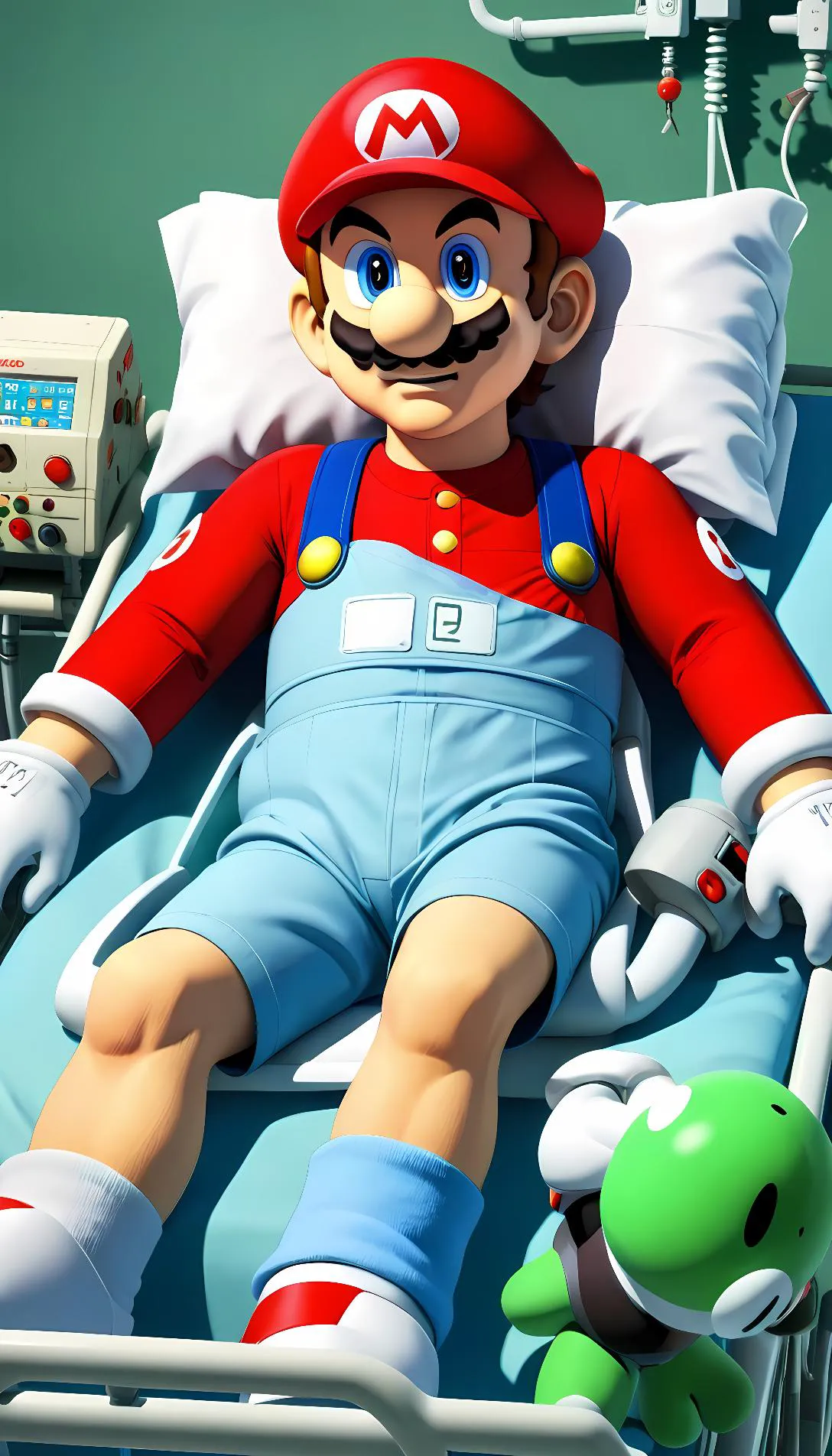 Chat with AI character: Mario