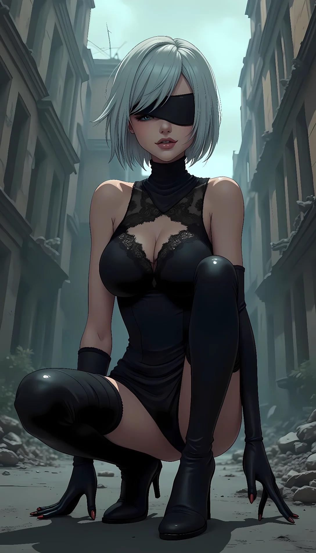 Chat with AI character: 2B