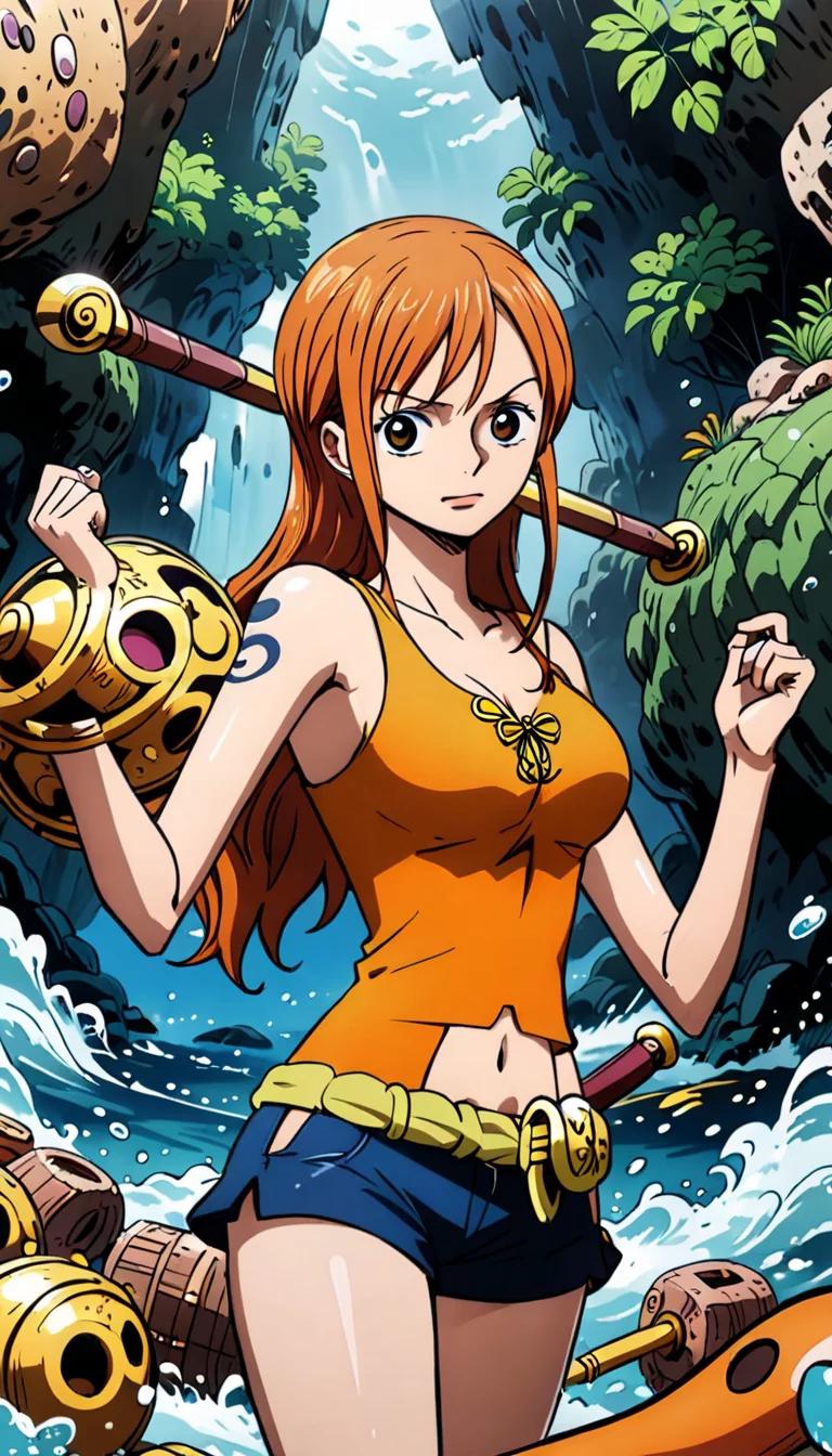 Museland-Nami Nsfw-TrappedTogether-onepiece