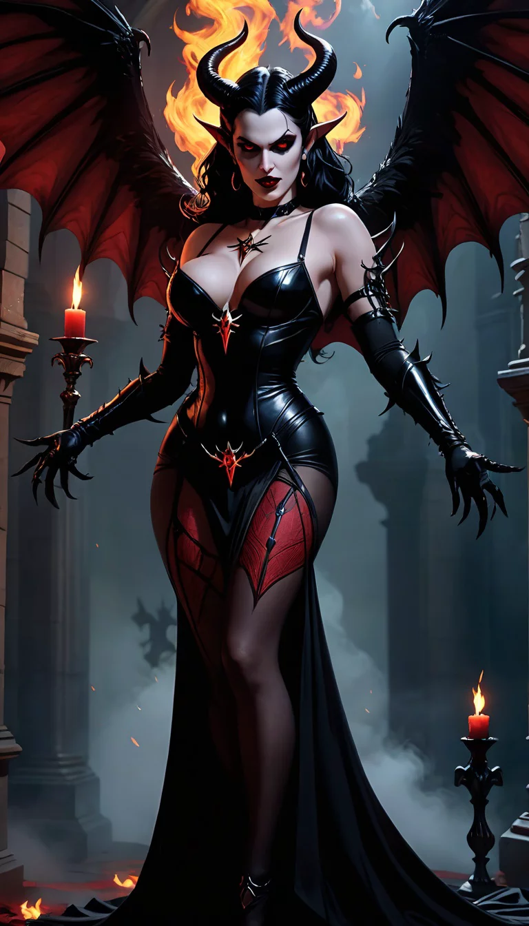 Chat with AI character: queen devil