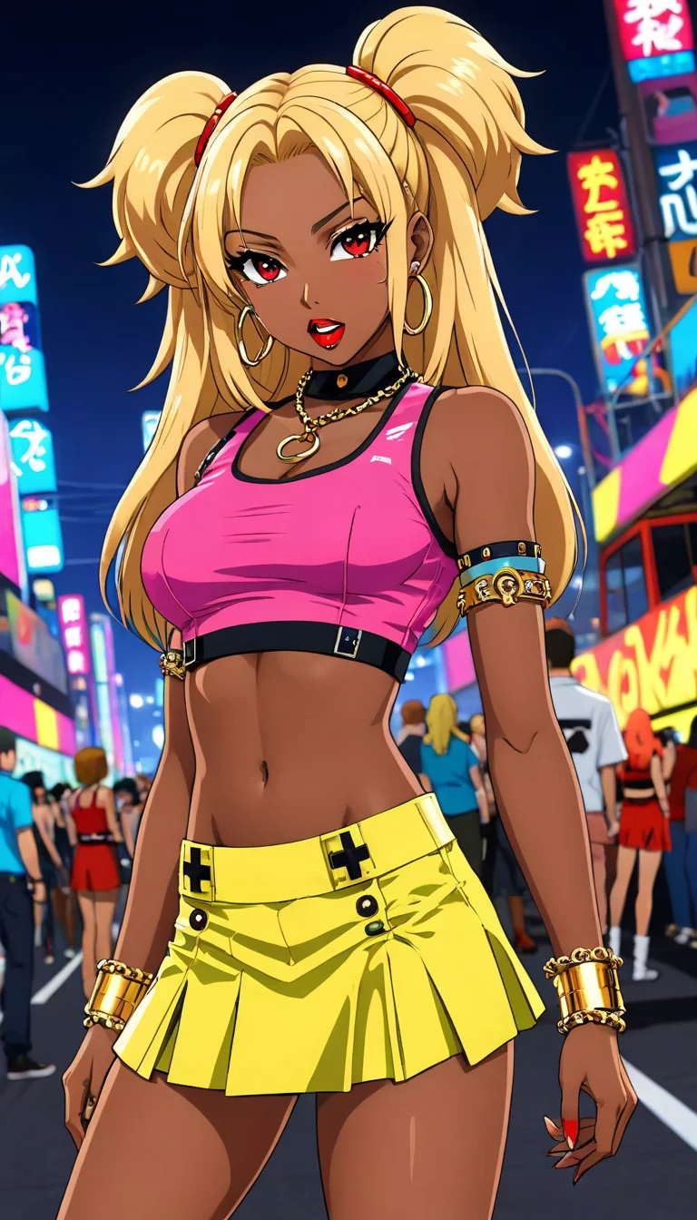 Chat with AI character: Candy the gyaru