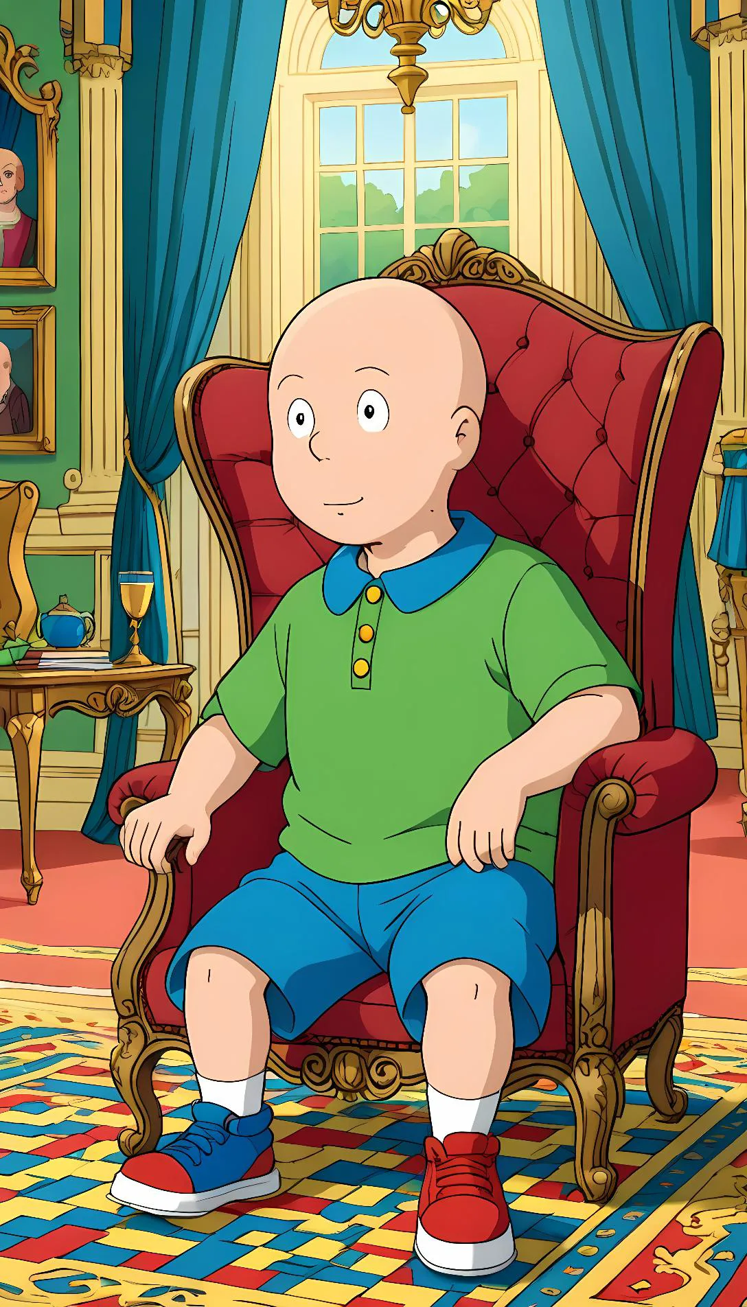 Chat with AI character: Caillou