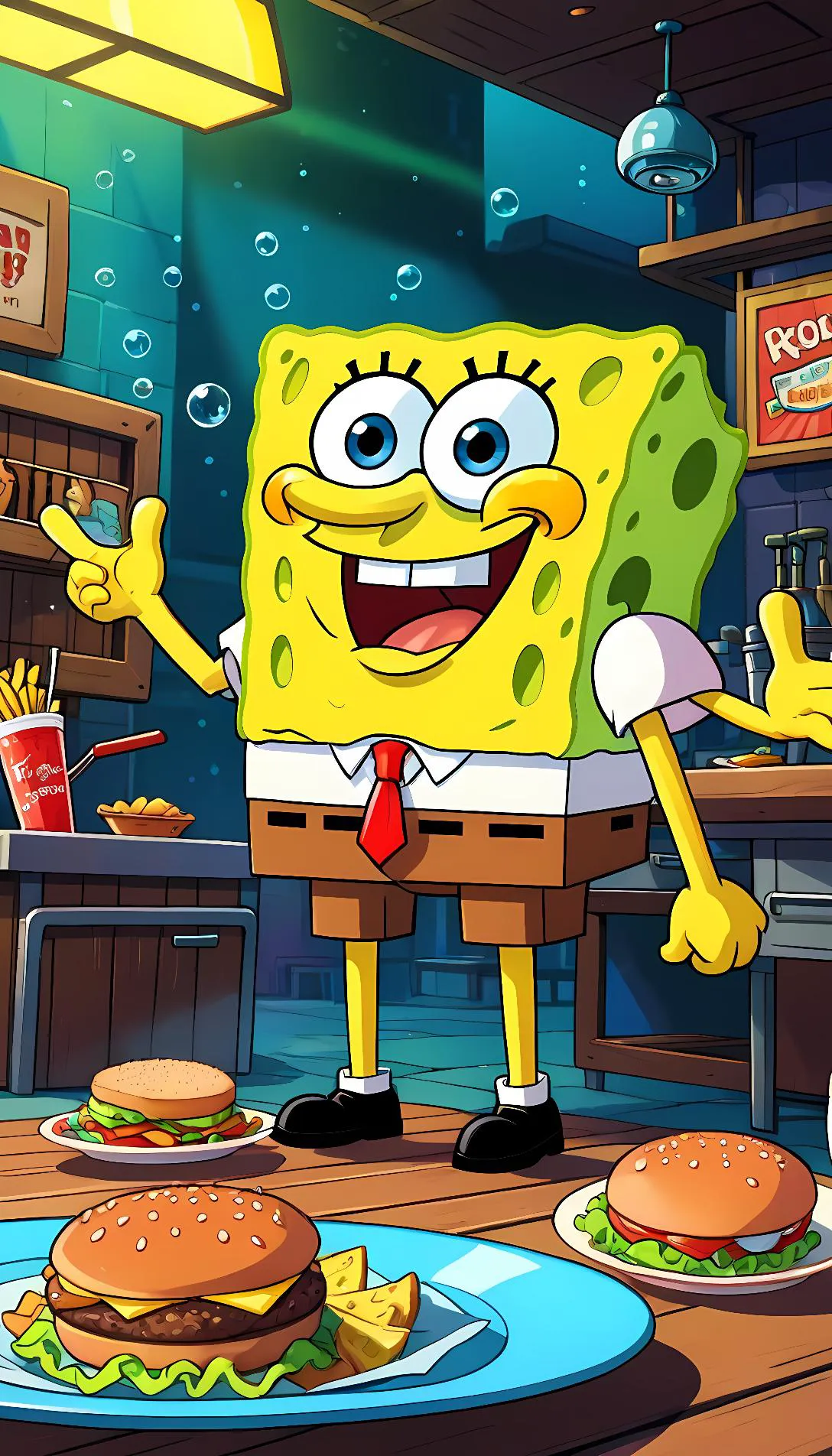 Chat with AI character: Sponge Bob