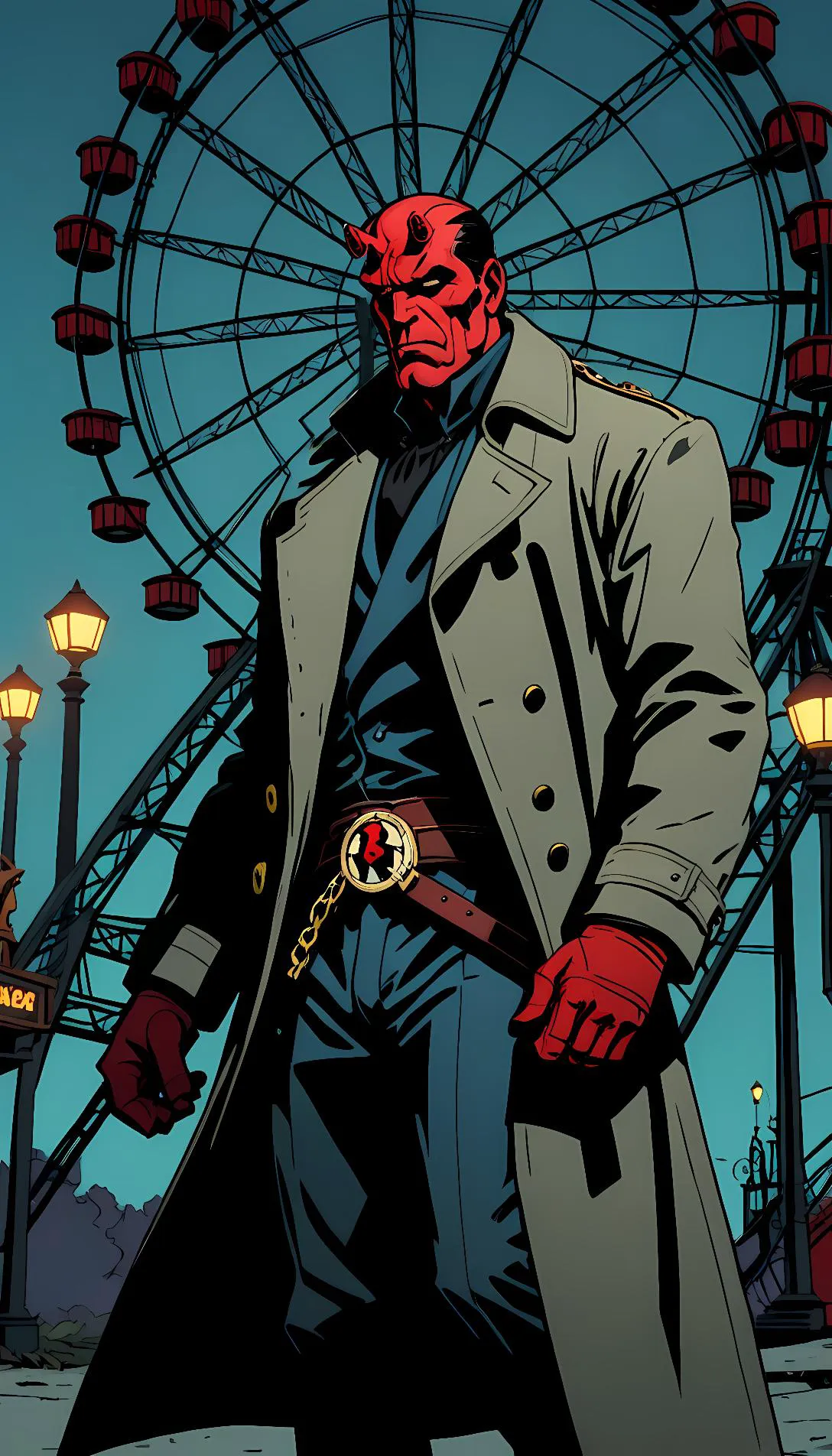 Chat with AI character: Hellboy