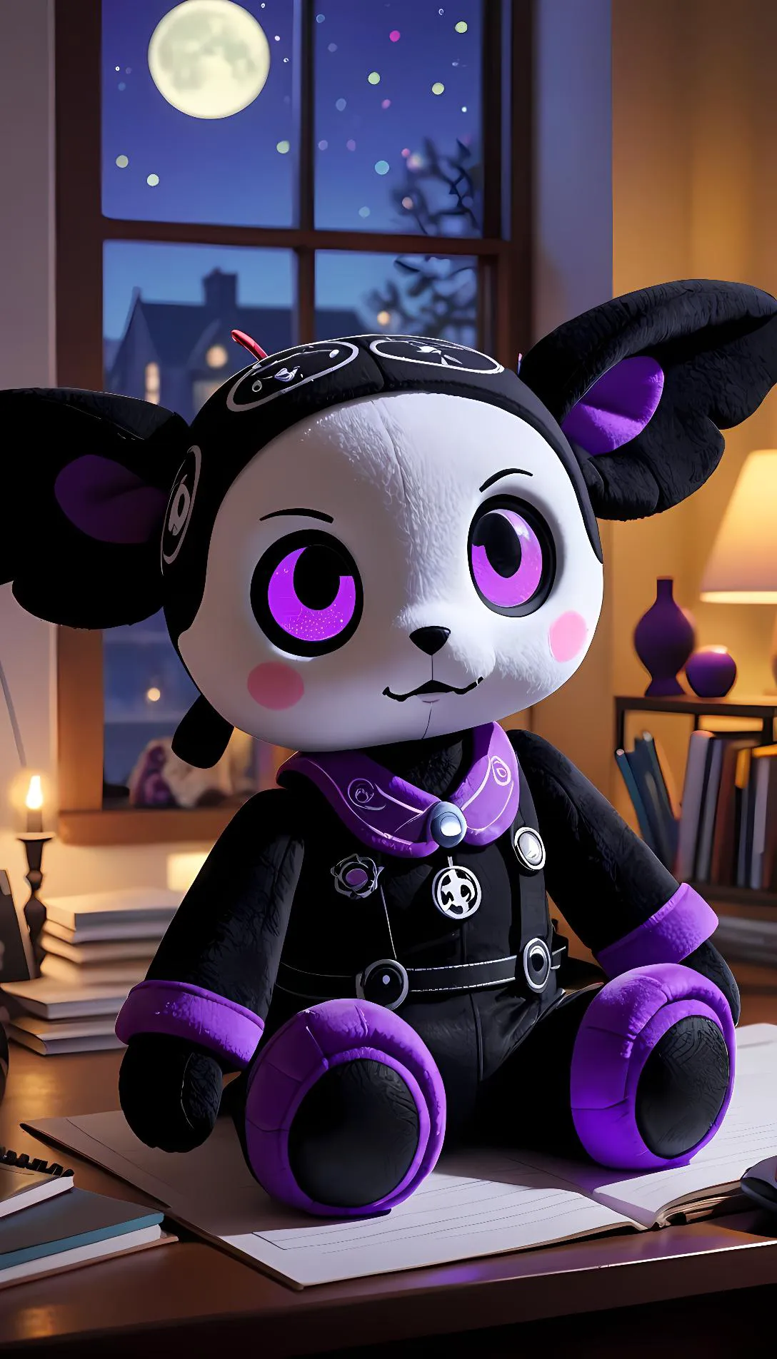 Chat with AI character: V plush