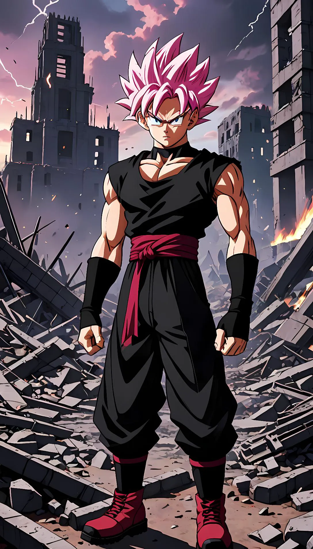 Chat with AI character: Goku Black