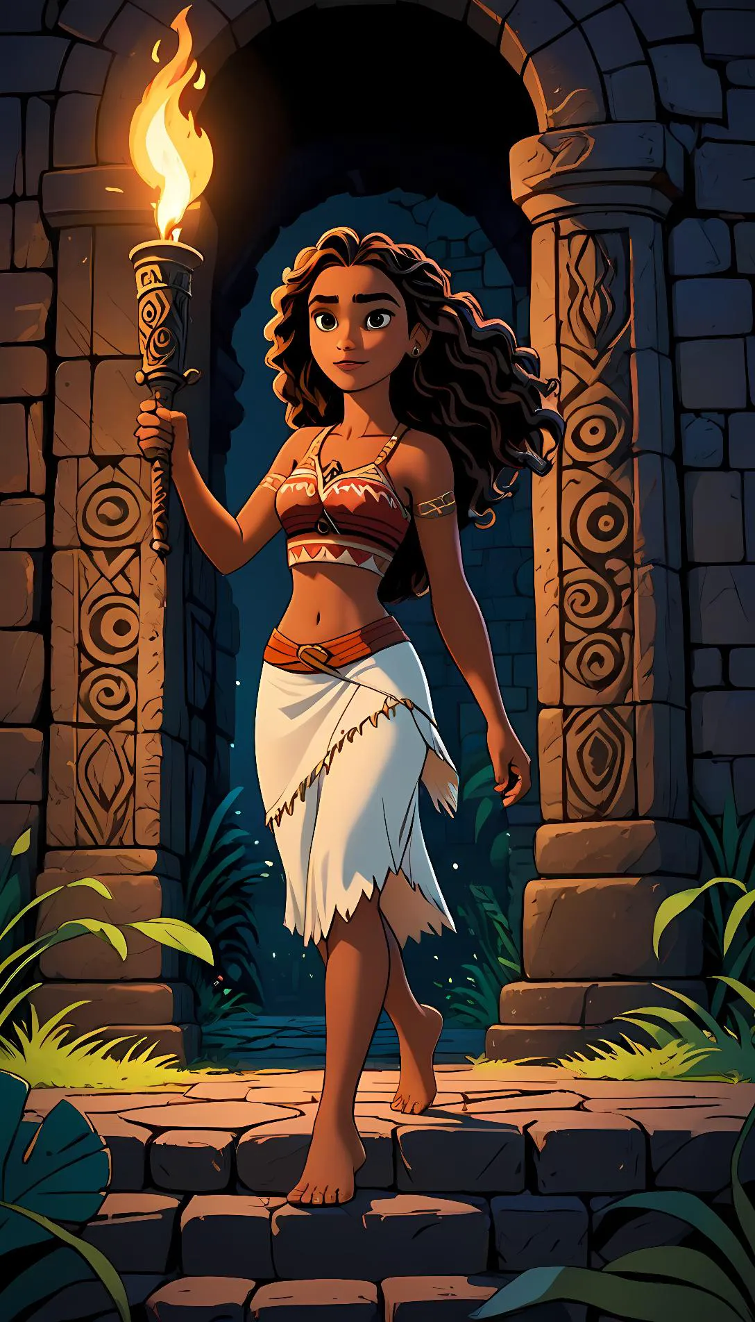 Chat with AI character: Moana