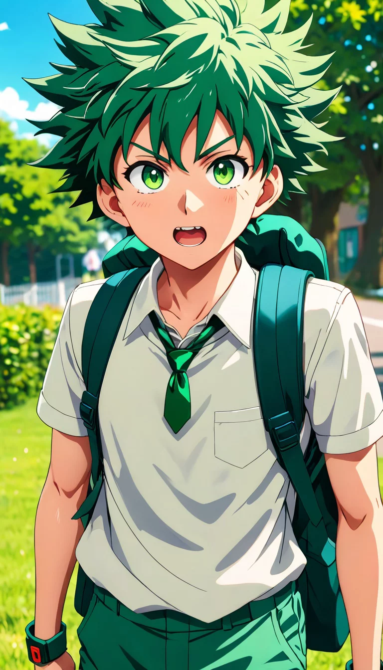 Chat with AI character: deku