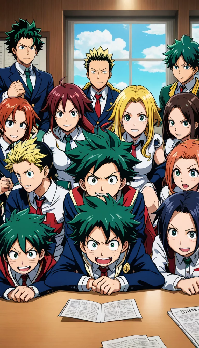 Chat with AI character: hero academia class