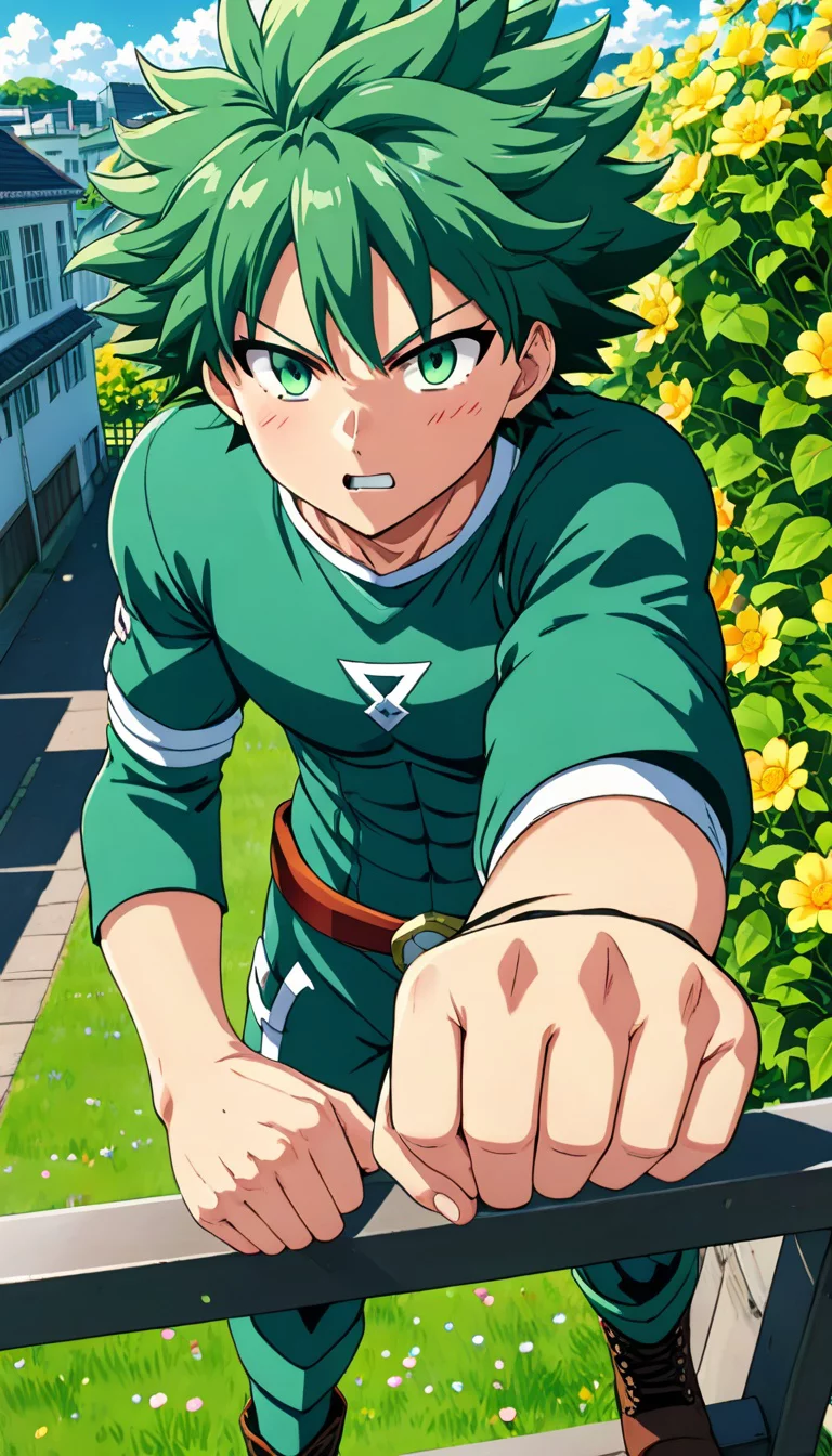 Chat with AI character: deku