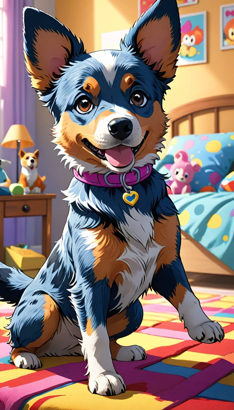 Chat with AI character: bluey