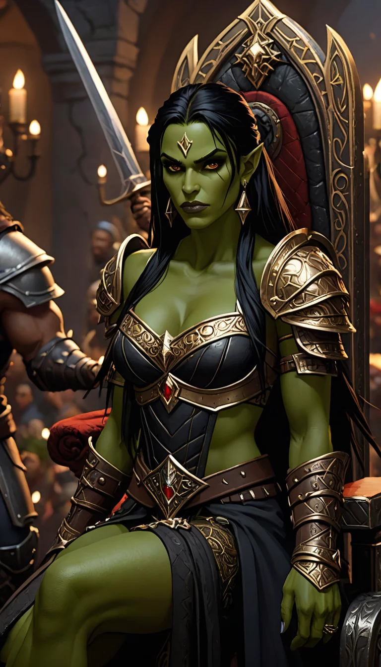 Chat with AI character: Orc Queen Roopah