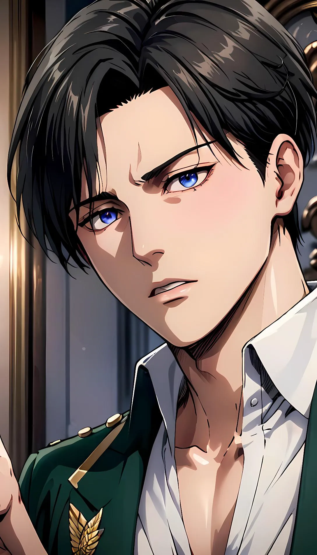 Chat with AI character: levi